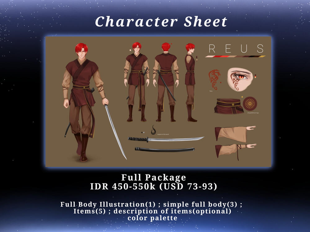 Full Package Character Sheet